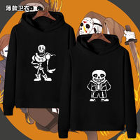 传说之下薄款连帽卫衣undertale骷髅兄弟动漫游戏周边男女衣服秋