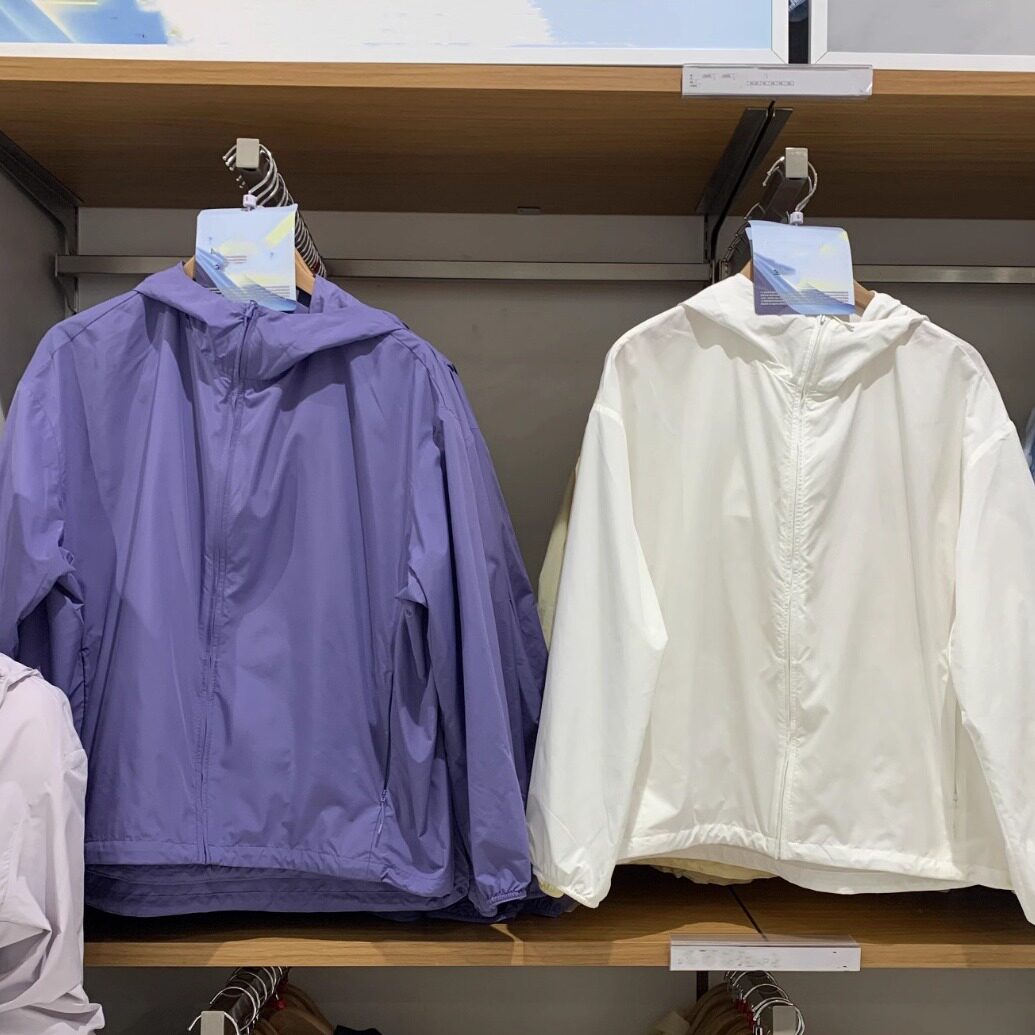日本基础款UPF50+防晒衣女夏季防紫外线薄款显瘦连帽外套防晒服
