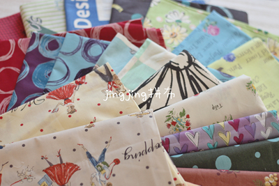 【绝版珍藏】小关冈本老款yuwa纯棉印花布料 拼布娃衣手工面料