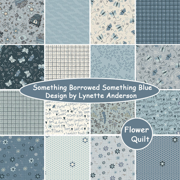 美国进口纯棉娃衣拼布布料Something Borrowed Something Blue