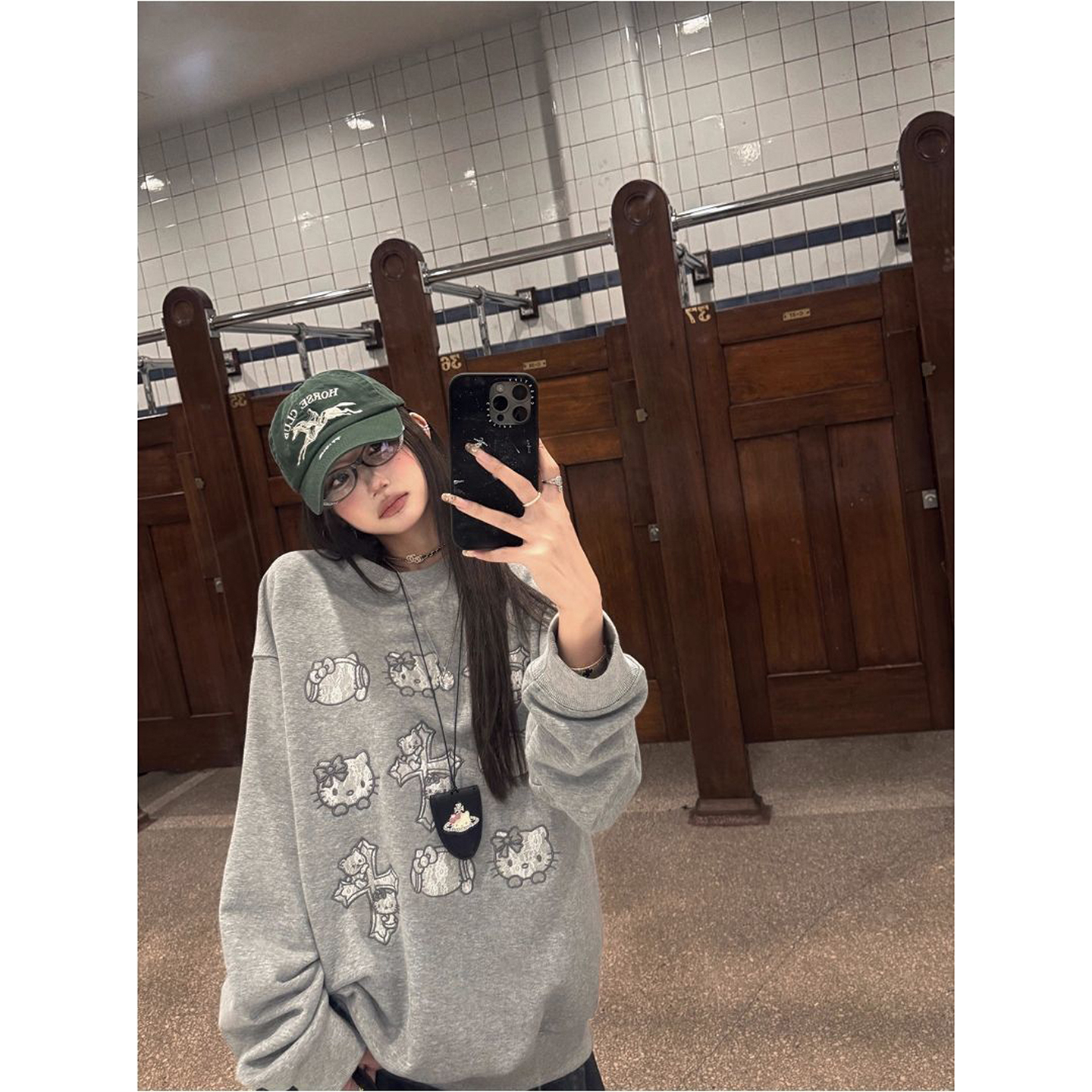 【送运费险】美式秋冬kitty卫衣