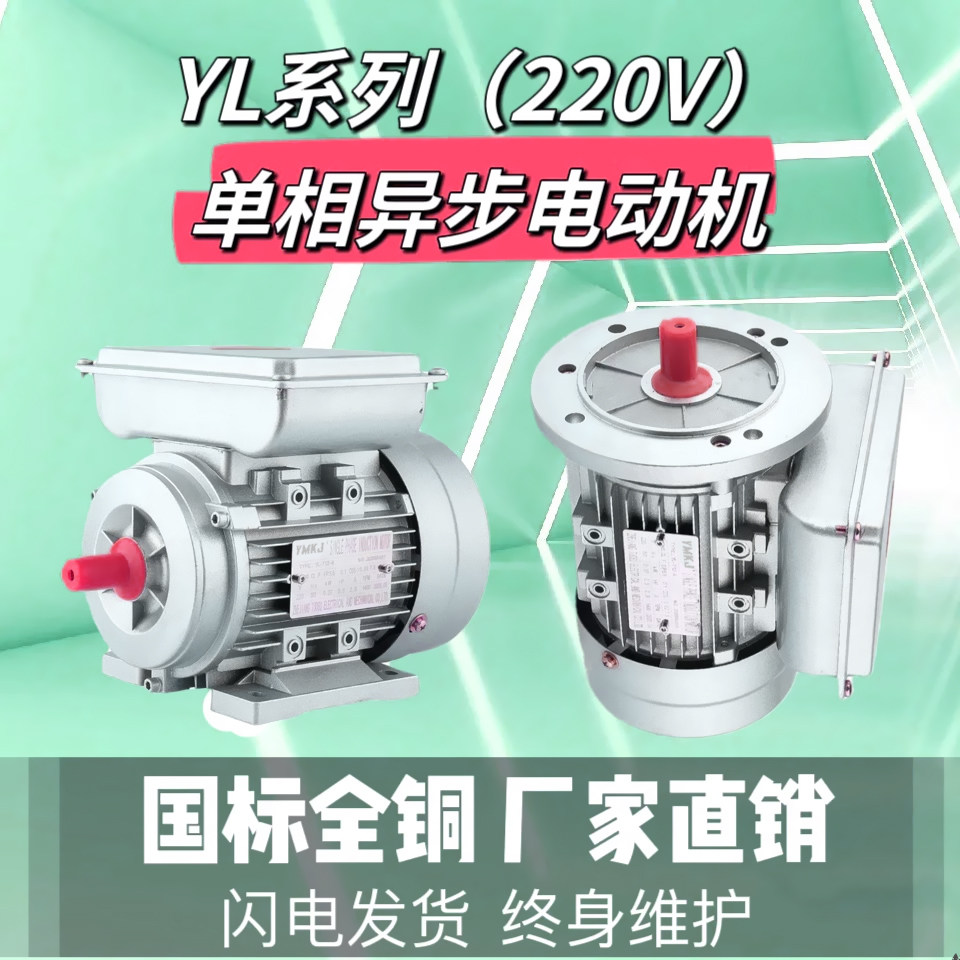 电动机单向220V电机YMKJ