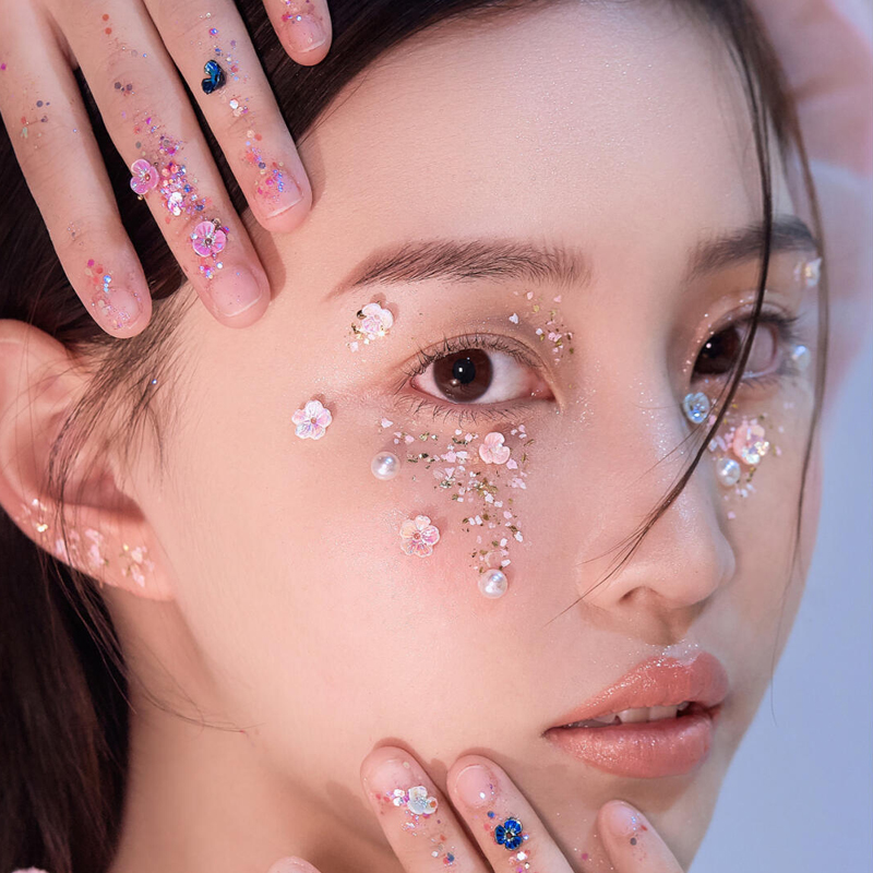 化妆贴脸眼睛饰品水滴钻泪痣亮片新娘儿童舞台妆眼妆亮晶晶泪钻