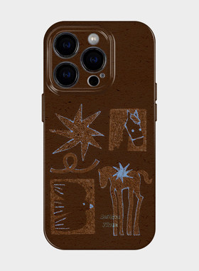 迷雾小马 适用iPhone苹果17promax手机保护外壳16高级感轻奢ins风15新中式复古14小众不会撞壳艺术华为mate80