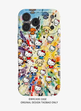 「萌喵星爆」适用iPhone17系列苹果16promax手机壳保护套高级感设计感15超好看独特14小众不会撞壳