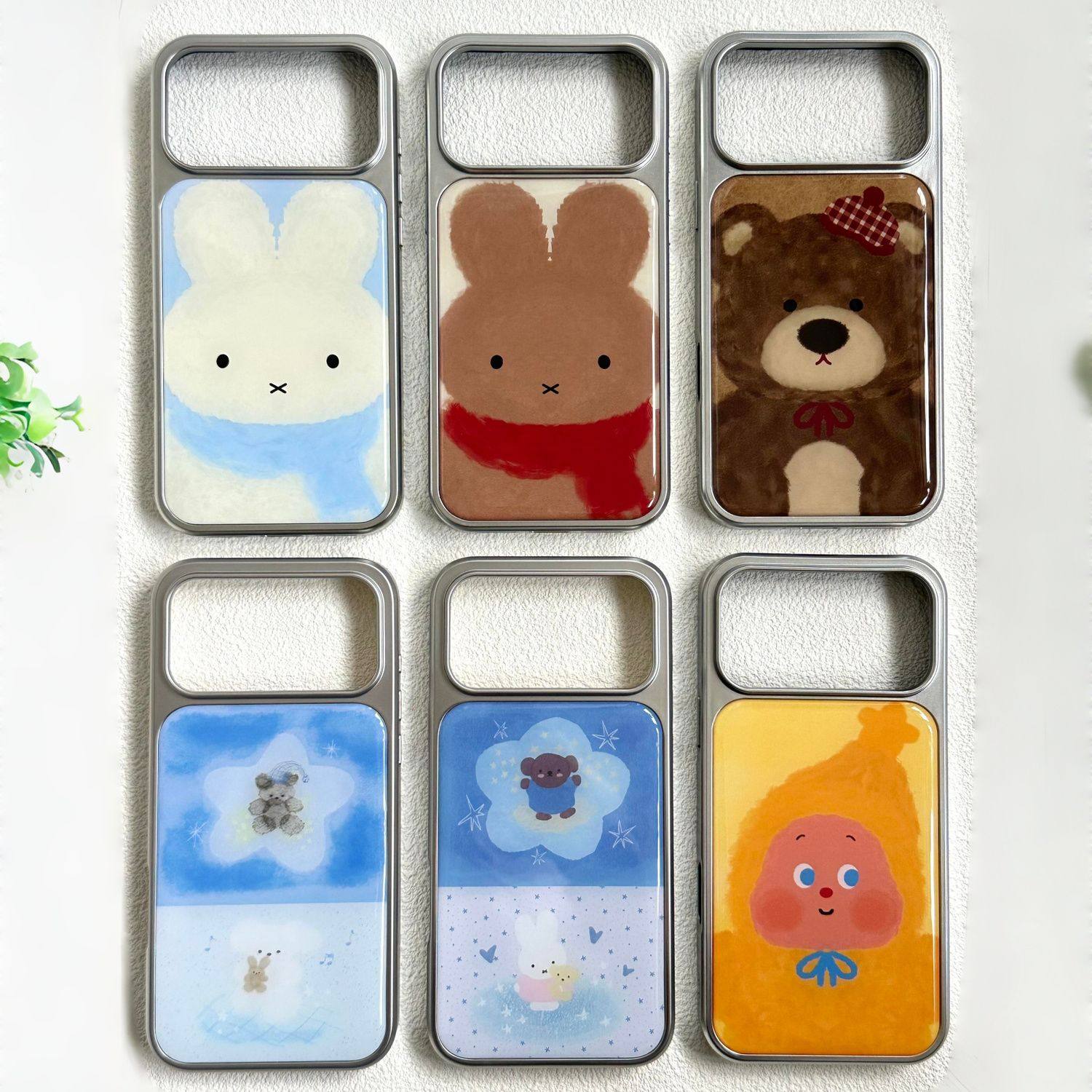 冬日氛围动物情侣秋冬新款ins手机壳适用苹果iPhone17promax小米17软边16防摔15原创14可爱13保护套12/11