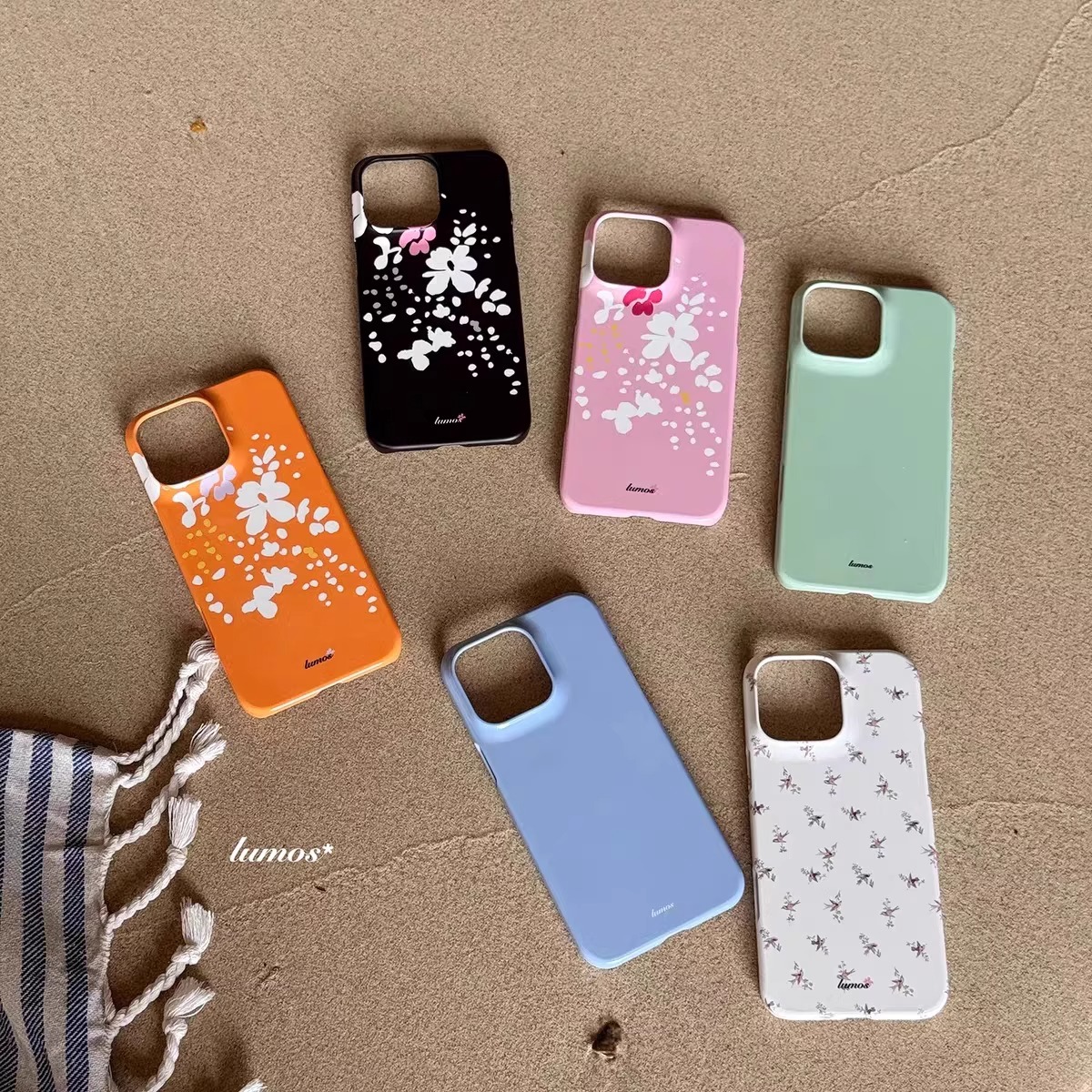 韩系ins花与飞鸟苹果手机壳菲林壳适用iPhone16promax/15pro/13/14plus手机壳苹果12mini硬XS/8保护套
