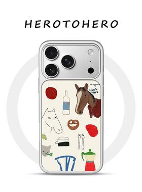 牛马日记 适用苹果华为小米手机壳17promax磁吸iPhone16新款原创15小众不撞款14艺术插画13高级12手机壳马年