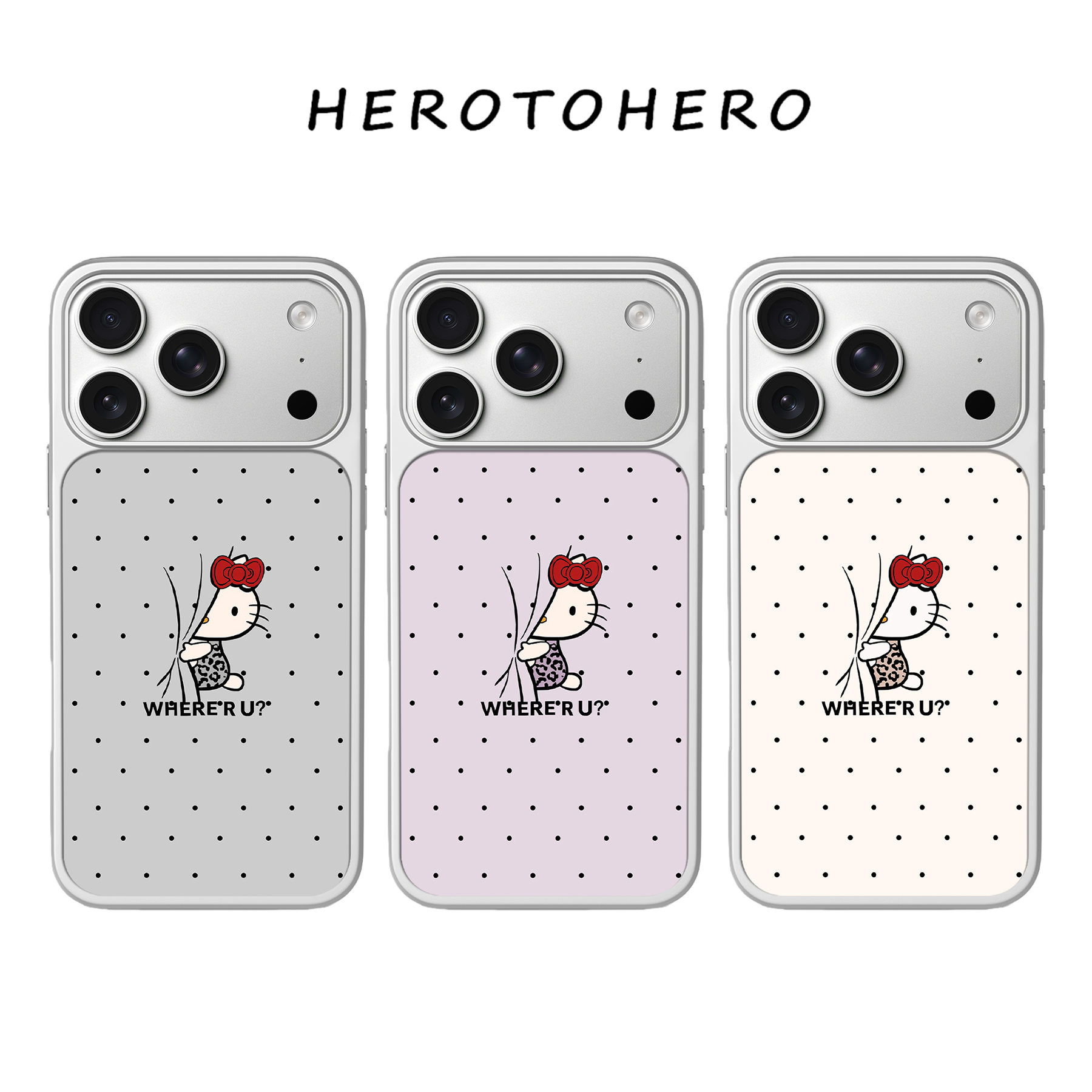 豹纹波点Kitty猫适用苹果小米手机壳17promax磁吸iPhone16新款15超火ins风14高级13可爱不撞款12高颜值手机壳