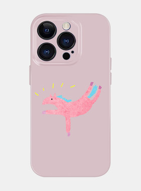 开心粉色小马适用苹果17手机壳iPhone16promax15小米17华为nova14菲林壳pura80可爱女生mate70oppo全包边vivo