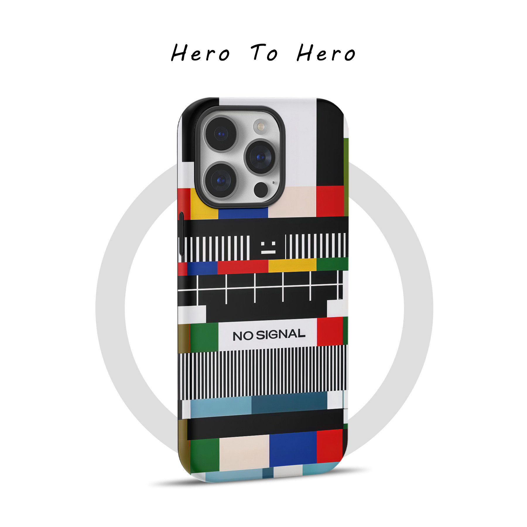 信号丢失适用苹果小米手机壳磁吸iPhone17promax新款艺术16创意潮流15高级感14独特小众13超好看二合一手机壳