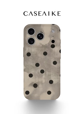 波点适用苹果17promax手机壳iPhone16磁吸女新款15韩系ins风14好看简约13/12轻奢潮流菲林二合一11防摔保护套