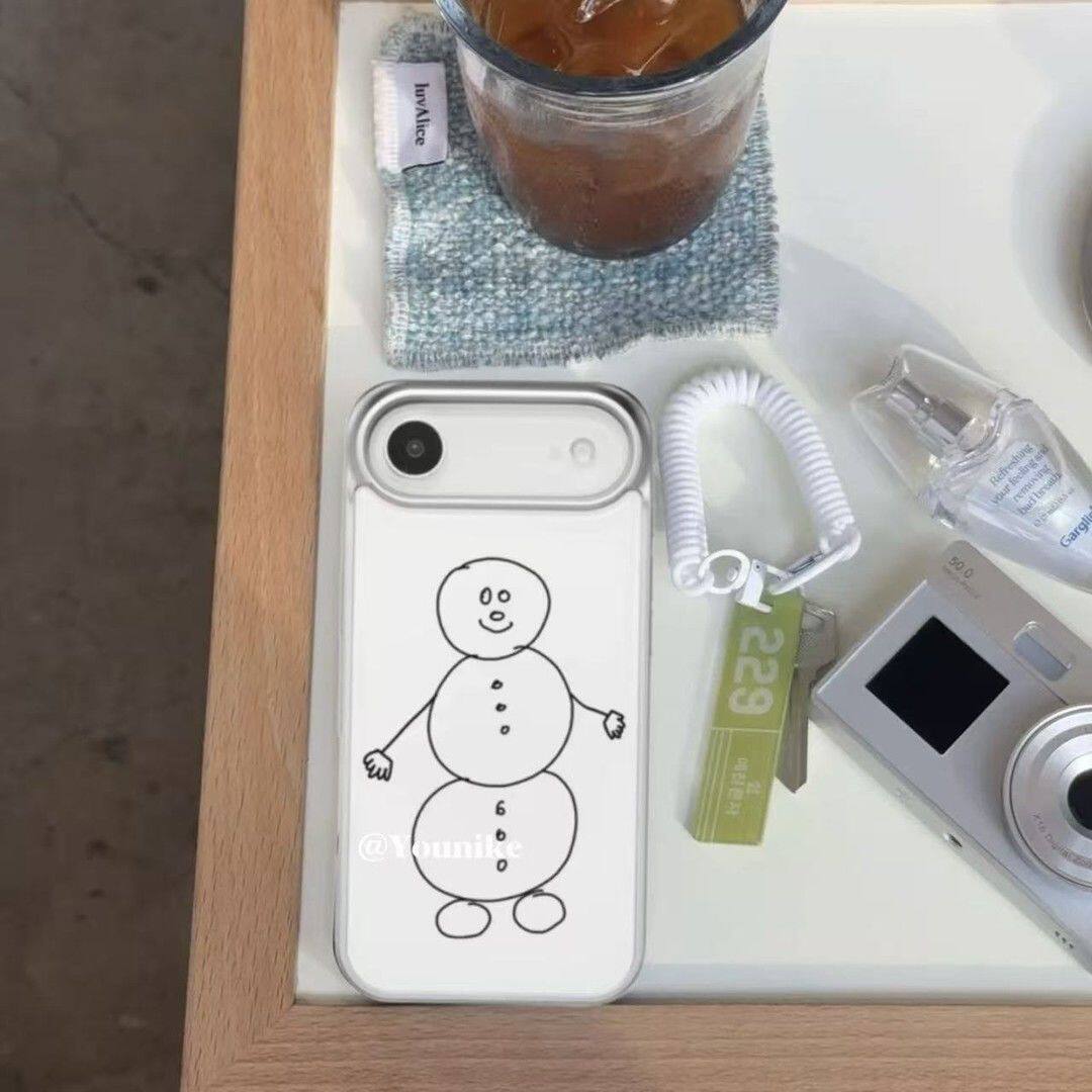 秋冬新款ins手机壳适用苹果iPhone17promax小米17promax软边16防摔15原创14可爱13保护套12/11