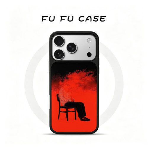 雾中人磁吸磨砂玻璃壳iPhone18P
