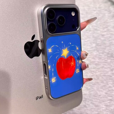 韩系新款银边滴胶手机壳