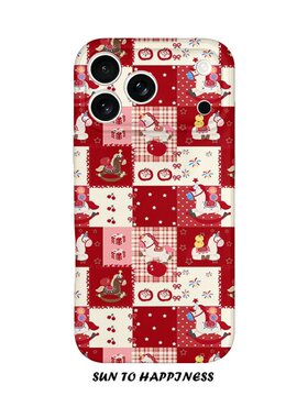 适用iPhone17promax苹果14opporeno15新款mate70华为p80荣耀500菲林手机壳13小米16vivos30x300ins风格子小马