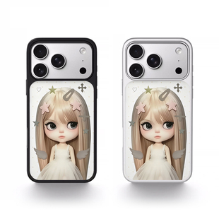 金发芭比适用苹果/VIVO/OPPO/小米/华为/荣耀/苹果手机壳iPhone17promax卡通原创ins风16pro新款韩系保护套