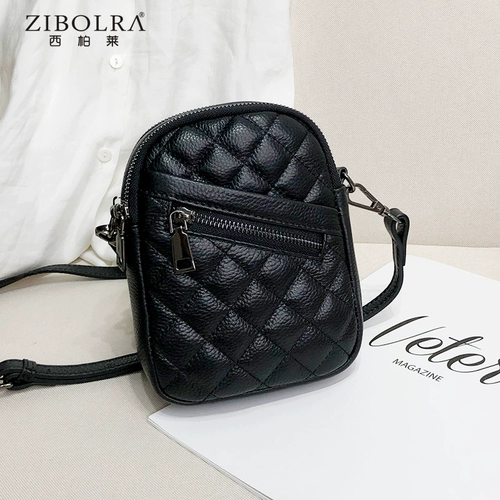 Сумка для телефона, маленькая небольшая сумка, мобильный телефон, из натуральной кожи