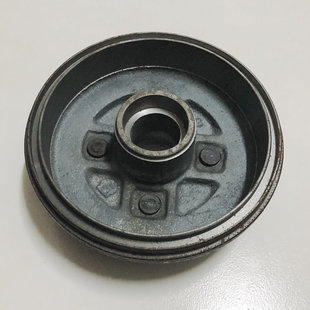 适用天津夏利AU A+ N3+吉利美日后鼓后轮毂 刹车锅不带ABS双轴承