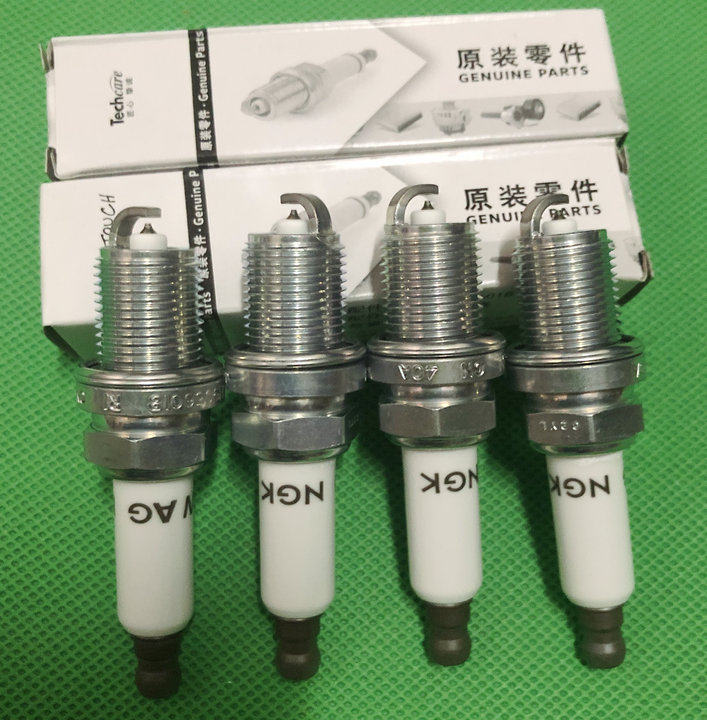 适用大众迈腾速腾A4途观CC明锐昊锐1.NGK双铂金火花塞1675