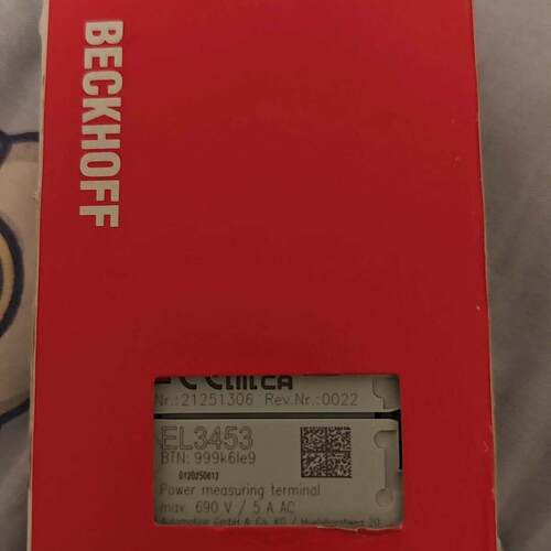 EL3453 功率测量终端 690V 5A交流 倍福工控模块议价维修