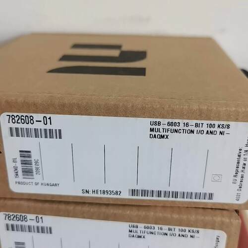 USB-6003 782608-01 多功能I/O数据采集设备 DAQMX议价维修