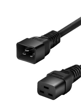 UPS电源线PDU延长线IEC320C19-C20机柜服务器线16A纯铜3X1.5平方