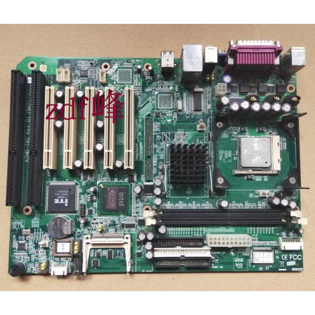 研华AIMB-740V Rev.B1 AIMB-740VE 台式机工控主板 2个ISA插槽