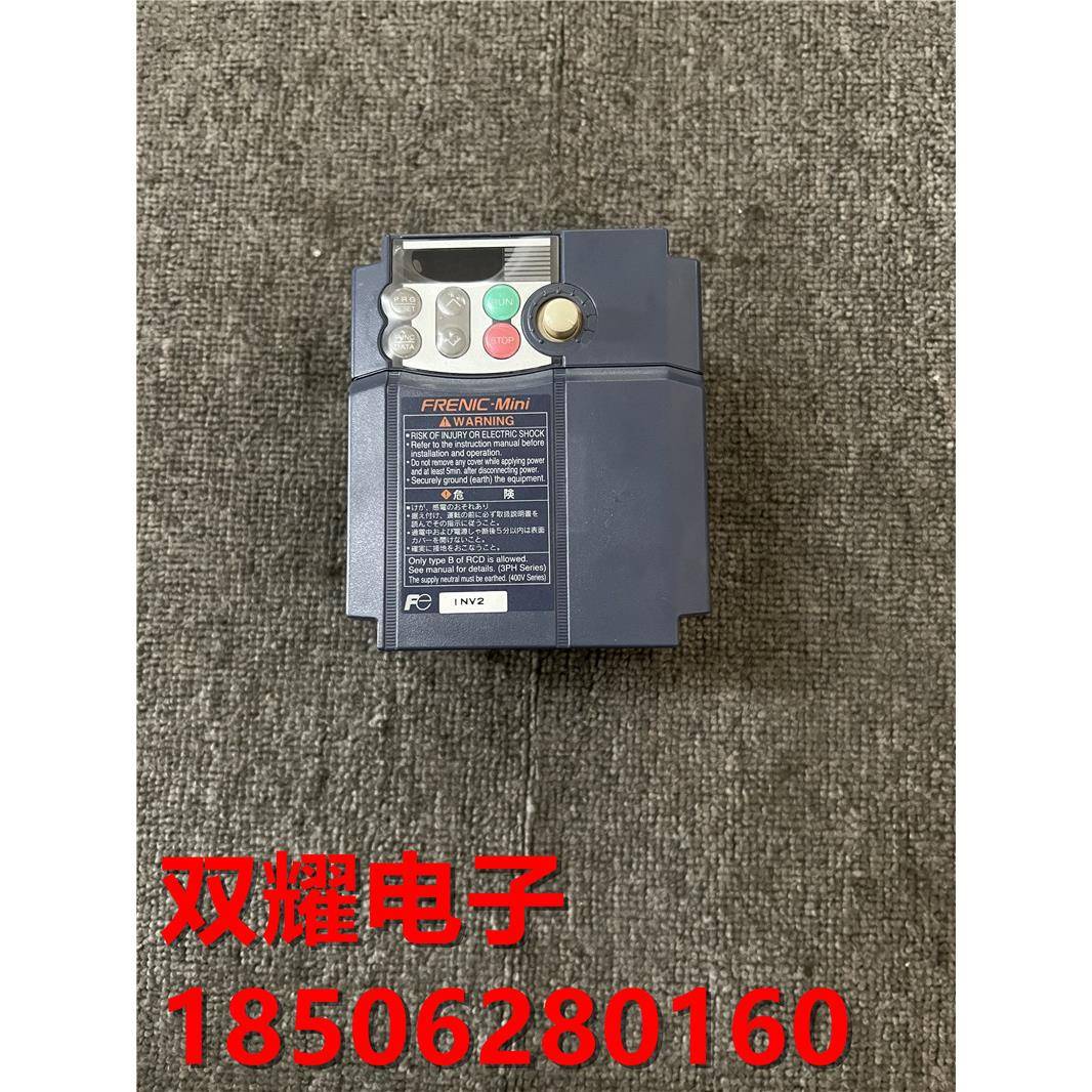 9新富士变频器 FRN0.4C1S-4J O.4KW 380V 现货质量保证实物拍摄