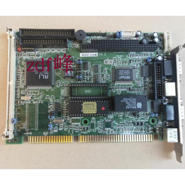 威达IEI ROCKY-318-M2/M4 V3.2 双COM ISA半长CPU卡工控设备主板