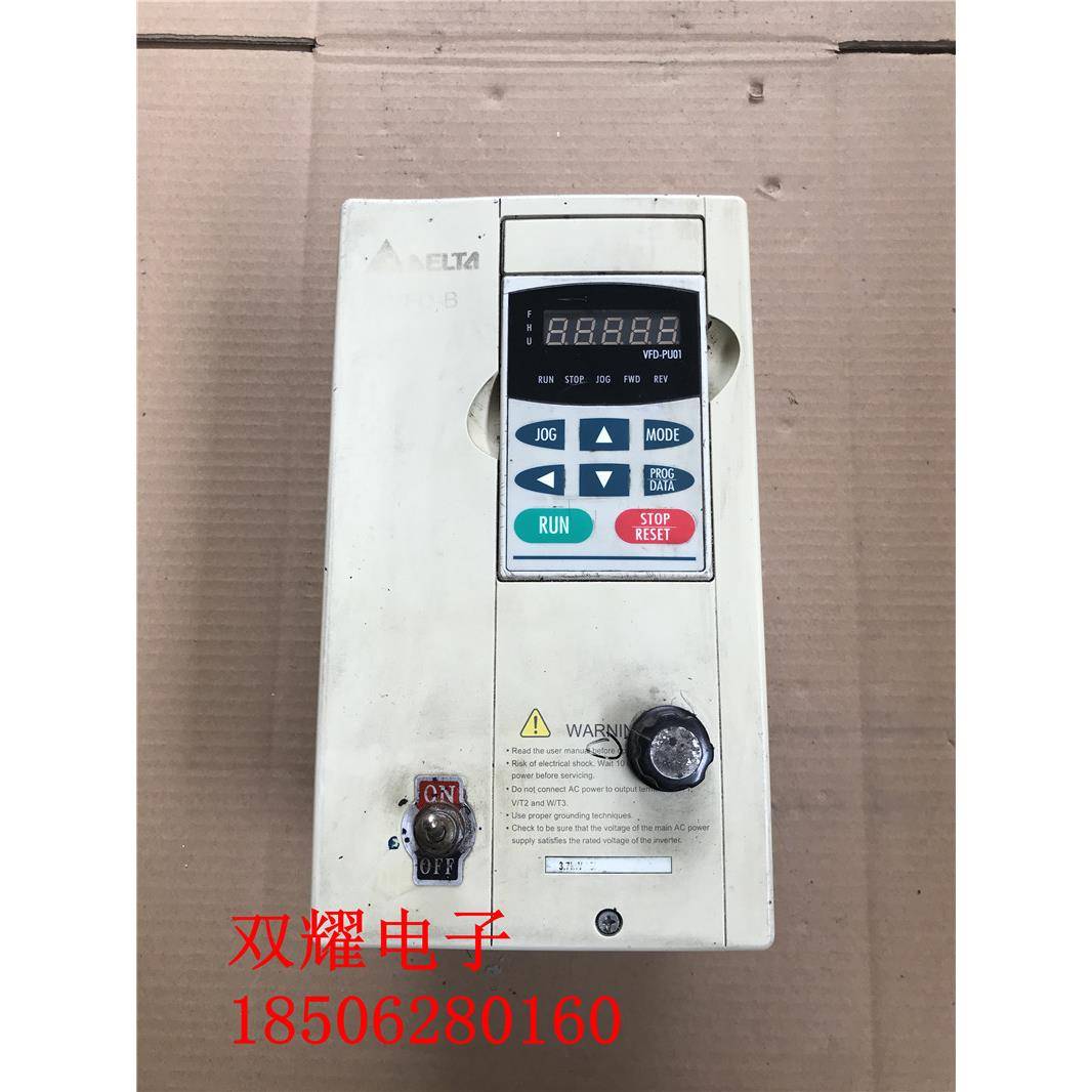 原装拆机台达VFD-B系列|VFD037B43A|380V 3.7KW变频器测试完好