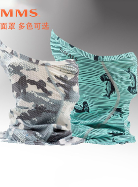 美国SIMMS春夏秋季透气速干防晒遮阳钓鱼路围脖亚面罩矶钓面巾