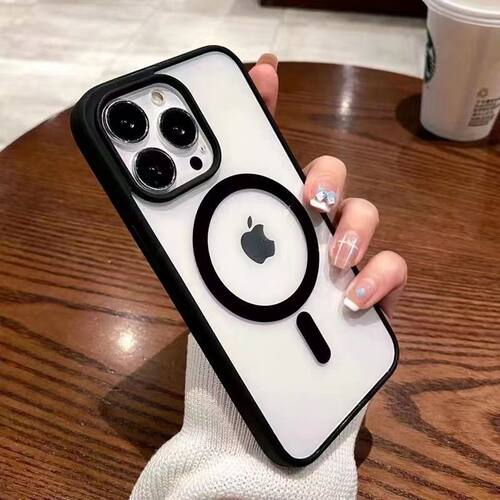 透明无线磁吸透明手机壳