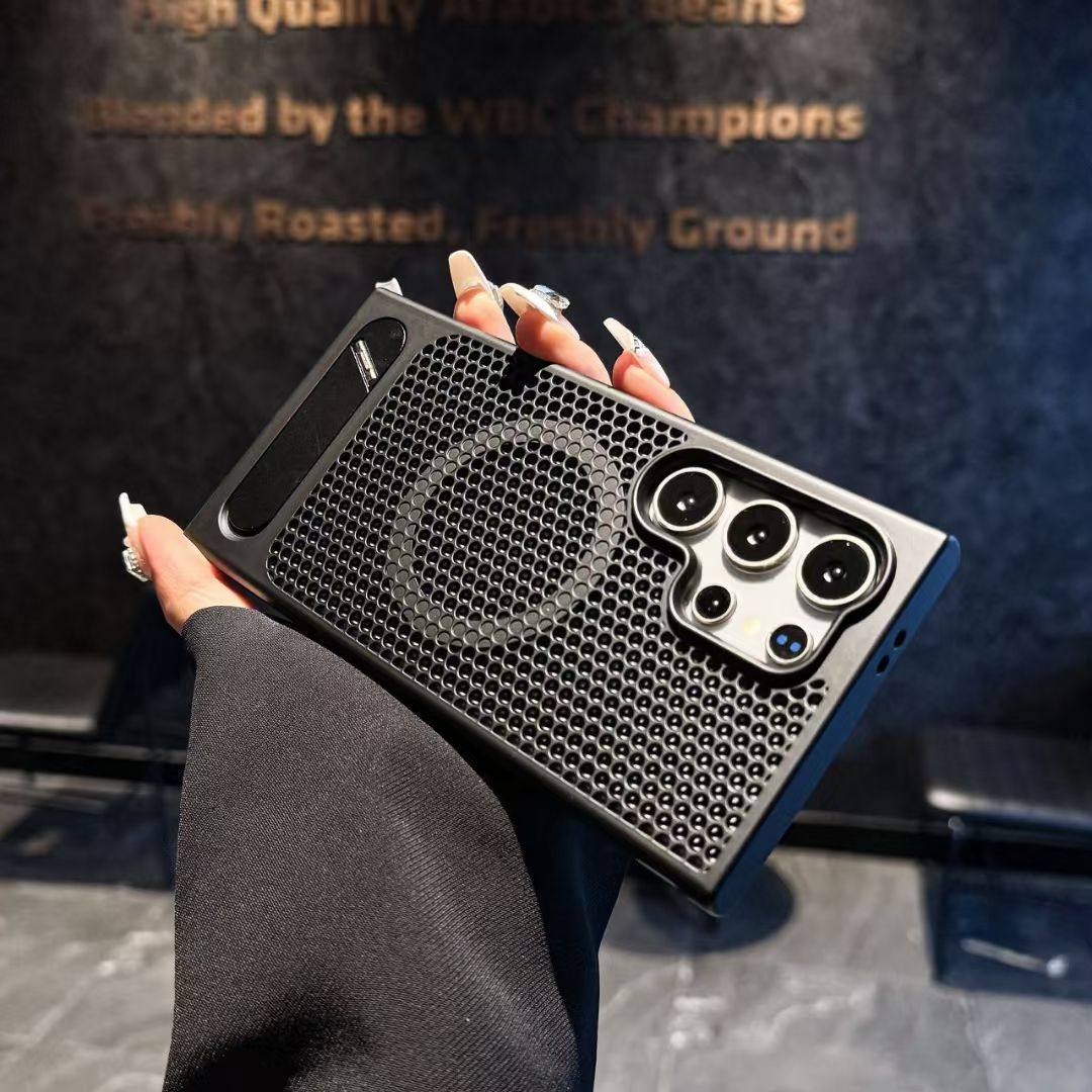 金属隐形折叠支架适用三星手机壳