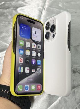 简约半包肤感高级适用iphone15pro纯色手机壳13马卡龙14苹果12Max散热16防摔11小红书爆款同款x/xr情侣保护套