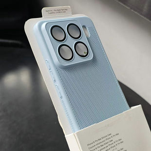 自带镜头膜适用小米15手机壳新款14Pro超薄网孔14ultra散热13简约镜头15pro全包防摔高级感男女硬保护壳