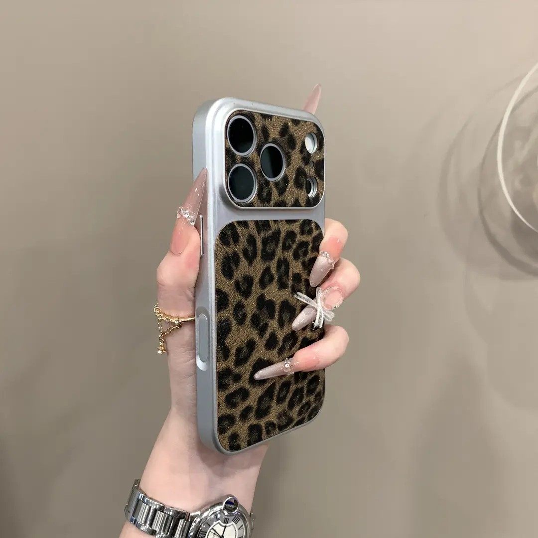 ins高级皮质豹纹秒变17壳适用iPhone17promax手机壳带相机按键苹果16新款15pm大视窗网红14pm女防指纹保护套,3C数码配件,手机保护套/壳,淘宝优惠券,粉丝福利购,淘宝优惠卷