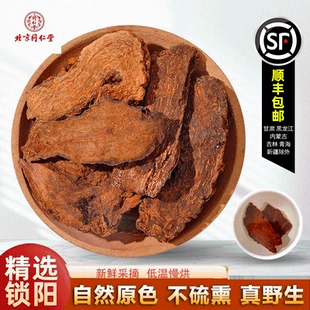 北京同仁堂锁阳中药材500g锁阳干 干片正品男可打粉另售肉苁蓉淫