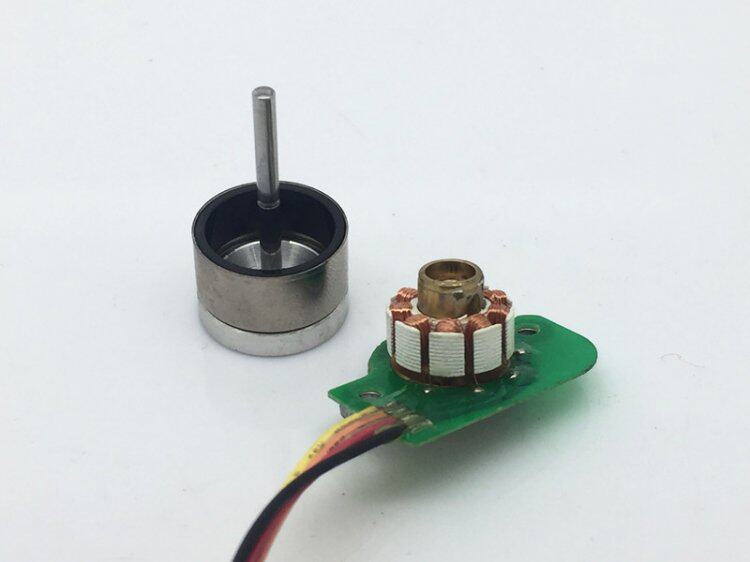 江哥全新 微型 三相四线 直流无刷电机 外转子 外径14mm 精密 高