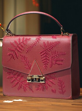 红色包包婚包婚礼妈妈包新中式国风包手提包刺绣手包女小包手拿包