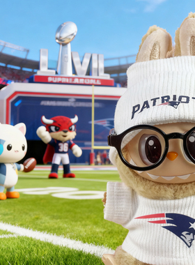 NFL球衣labubu娃衣超级碗PATRIOTS橄榄球DAL拉布布玩偶衣服
