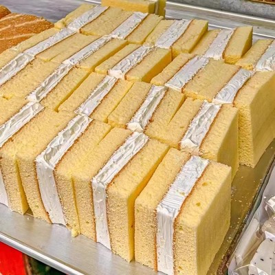 怀旧夹心奶油蛋糕8090后童年巧克力味老式奶油夹心蛋糕早餐小零食