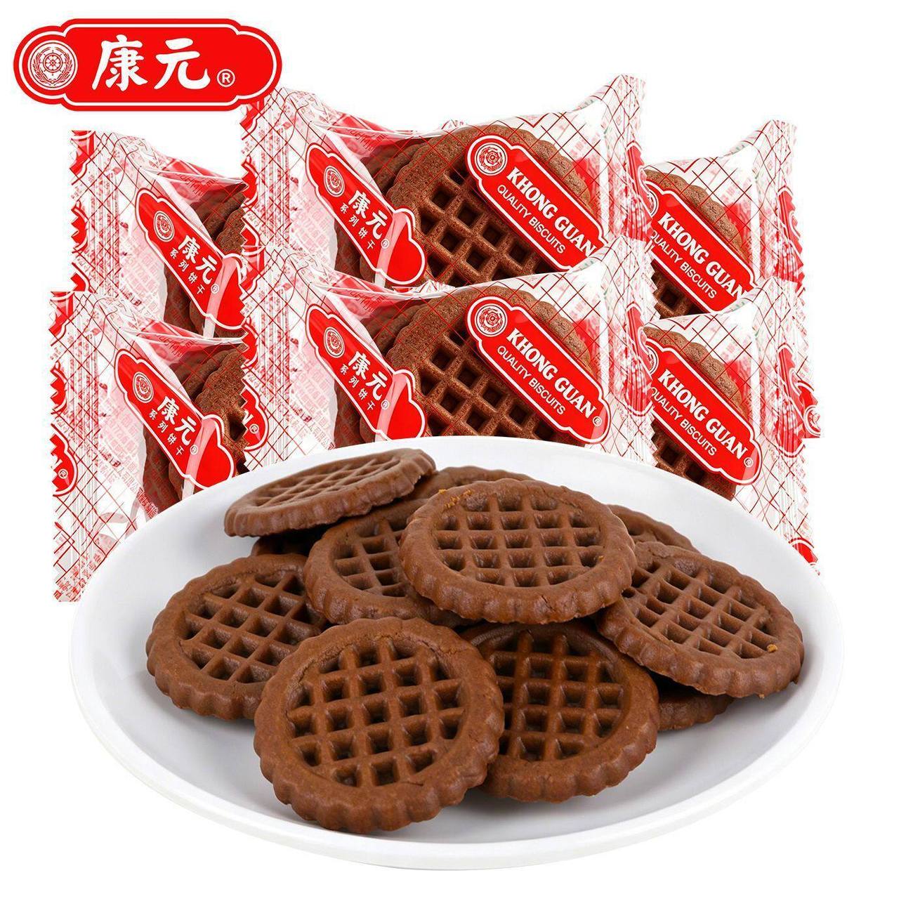 康元无名咖啡味曲奇饼干独立包装童年怀旧零食早餐代餐休闲解馋