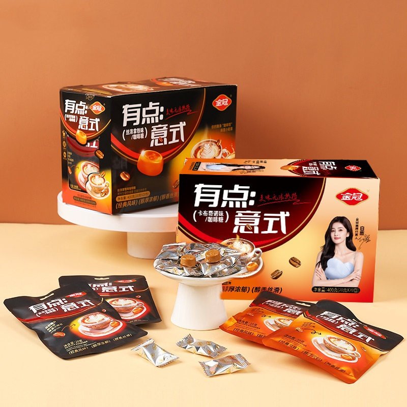 新品金冠有点意式咖啡硬糖卡布奇诺拿铁风味即食网红零食休闲糖果,零食/坚果/特产,传统糖果,淘宝优惠券,粉丝福利购,淘宝优惠卷