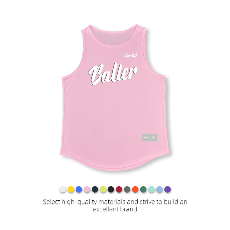 Unsurbull美式运动背心速干夏季健身训练服篮球网眼透气速干潮男