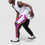 Цепные брюки CBA Мужская баскетбольная тренировка Туманные брюки Пыли с толстыми фактическими боевыми спортивными брюками