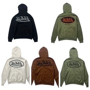 纯原简单字母刺绣秋冬抓绒男女款 拉链连帽卫衣外套