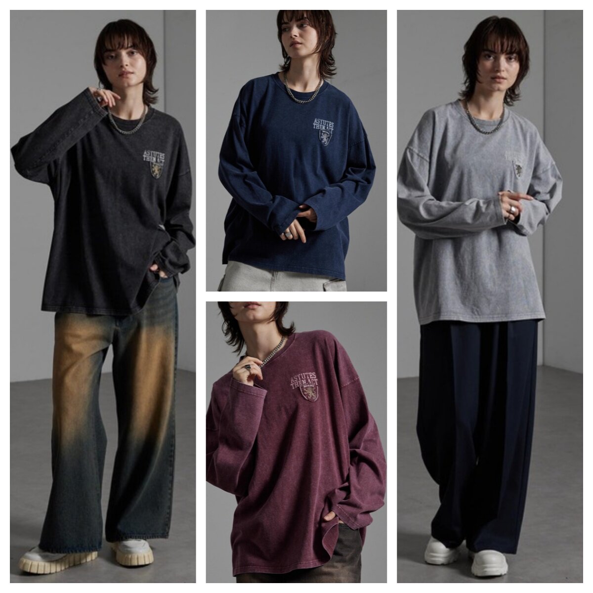 上新超舒服百搭水洗纯棉贴标男款打底外穿长袖T恤有型随性