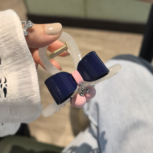 韩国进口GRAIN de BEAUTE/AZNAVOUR/AZ抓夹樱桃蝴蝶结发抓鲨鱼夹