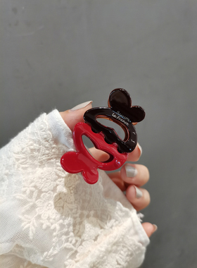 LERYAE韩国进口发饰刘海镂空小兔子蝴蝶抓夹发抓